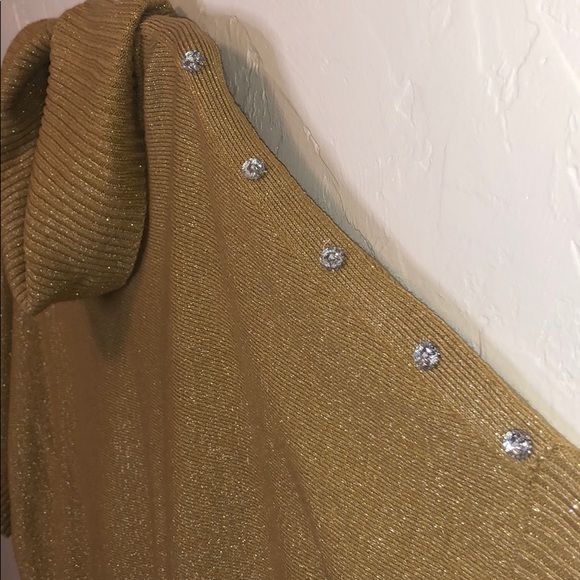 Evan-Picone Cowlneck Sweater with Gems - Picture 5 of 9